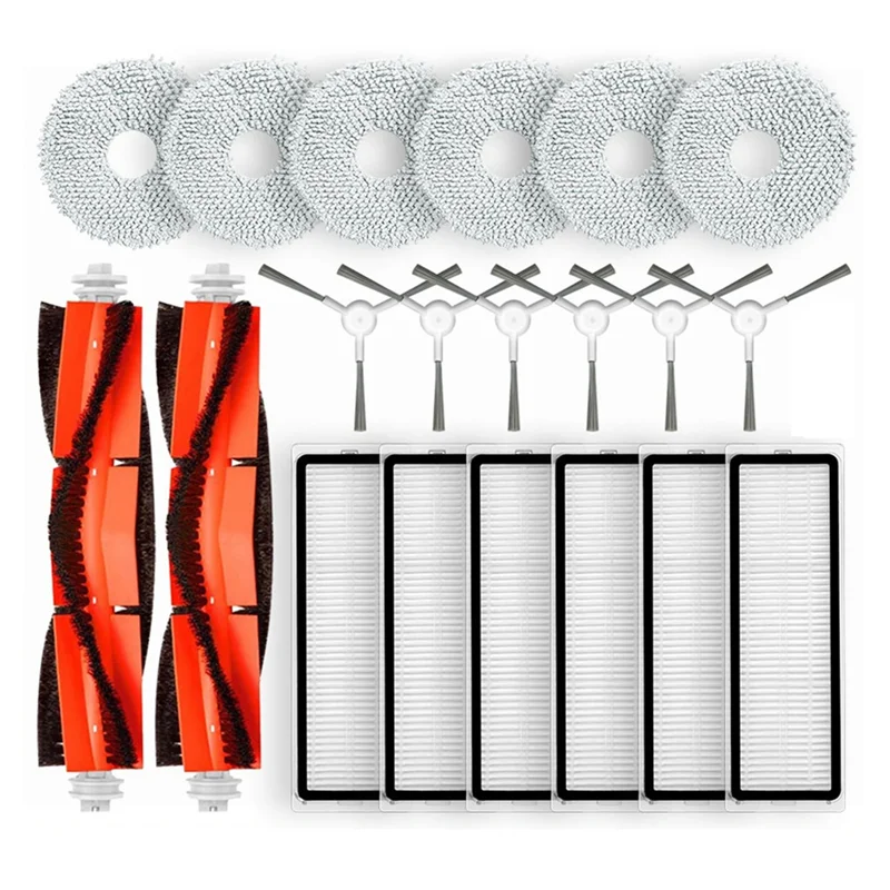 

For Xiaomi Robot Vacuum S10+ / S10 Plus Vacuum Cleaner Spare Parts Main Side Brush Hepa Filter Mop Cloth Pads