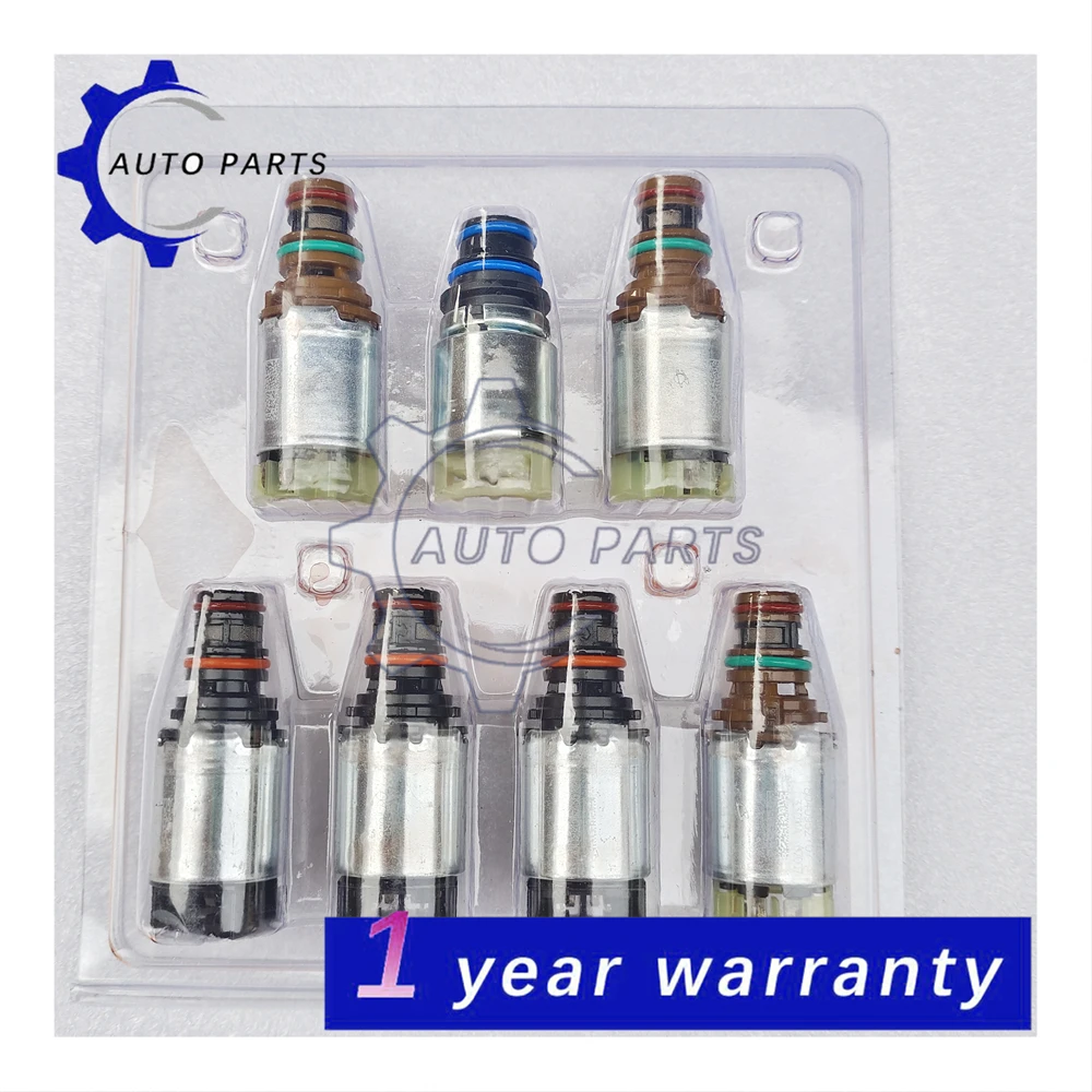 100% NEW 7-piece first generation 6T30 6T30E 6T40 6T40E transmission solenoid valve kit suitable for Buick LaCrosse Chevrolet