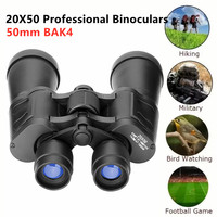 Military 20X50 Zoom HD BAK4-Prism Powerful Binoculars Long Range Professional Telescope For Outdoor Hunting Camping Travel