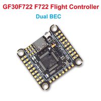 JHEMCU GF30F722-Dual F722 Flight Controller Dual BEC Double Gyro high-definition 3-6S for RC FPV Drone Quadcopter 30*30mm