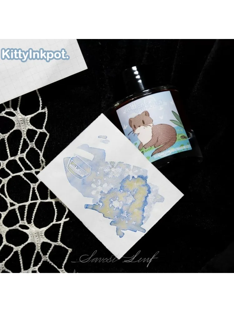 KittyInkpot 52 Kolory 5ml Błyszczący Tusz do Piór Wiecznych Bez Włókien Węglowych Artykuły Szkolne i Artystyczne Artykuły Papiernicze Do Piór do Pisania na Szkło Do Piór Hongdian JINHAO — zdjęcie produktu 7