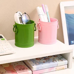 Creative Desktop Stationery Sundries Makeup Brush Cute Simple Pen Holder Storage Tube Retro-style Desk Organizer Pen Holder