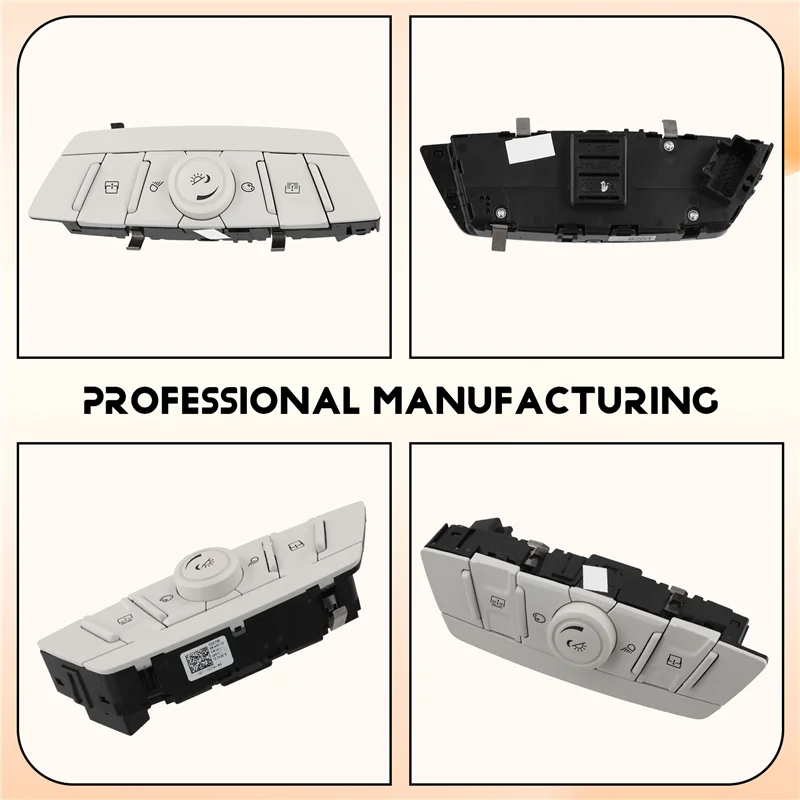 

New Arrival For Ford Kuga 2013 Overhead Console Light Control Switch 4 Switches Sunroof Switch With Knob CJ5T-13D754MB