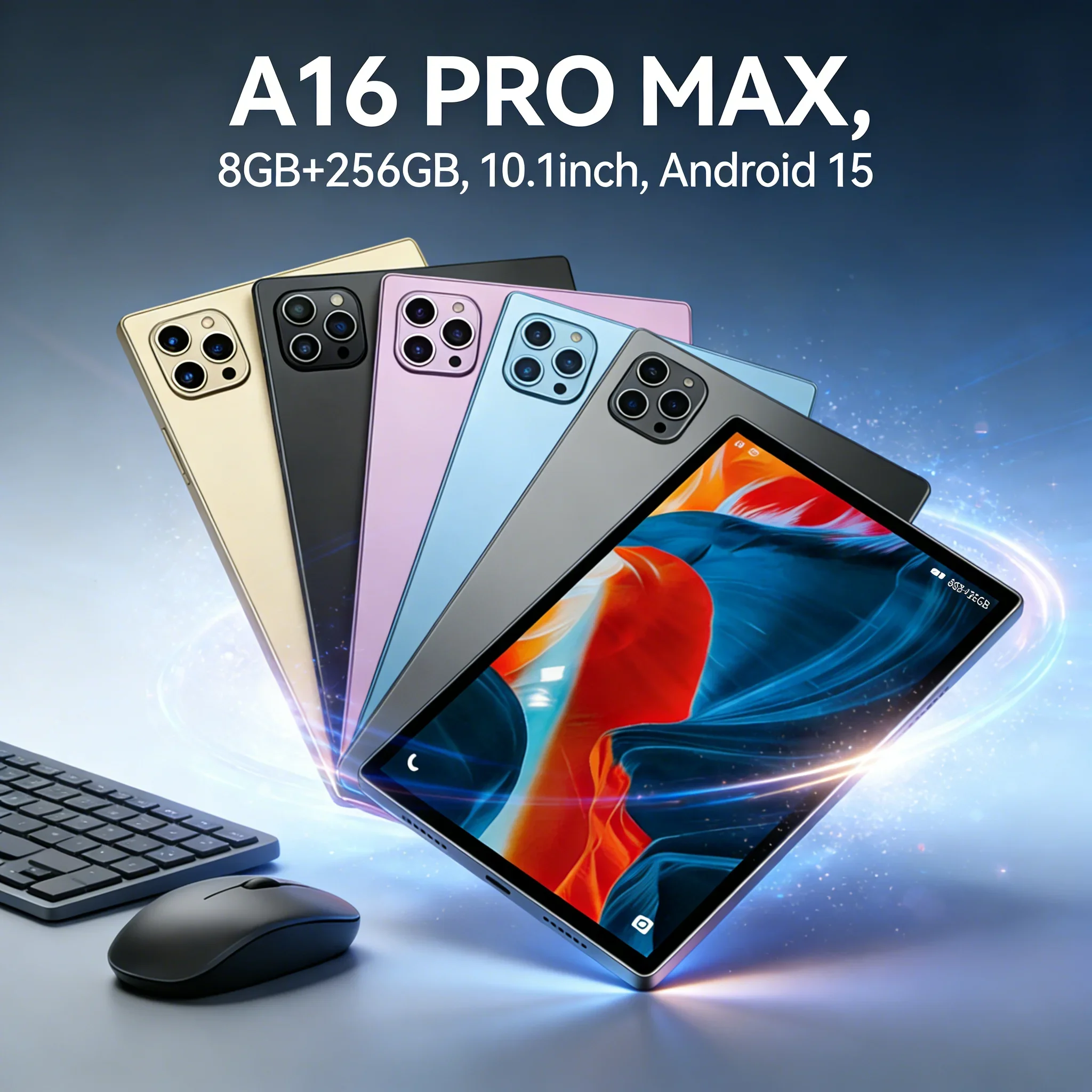 

Новый планшет 16 Pro Max на Android 15, 8+256 ГБ, с двойной камерой, Wi-Fi, Bluetooth, портативный, для студентов
