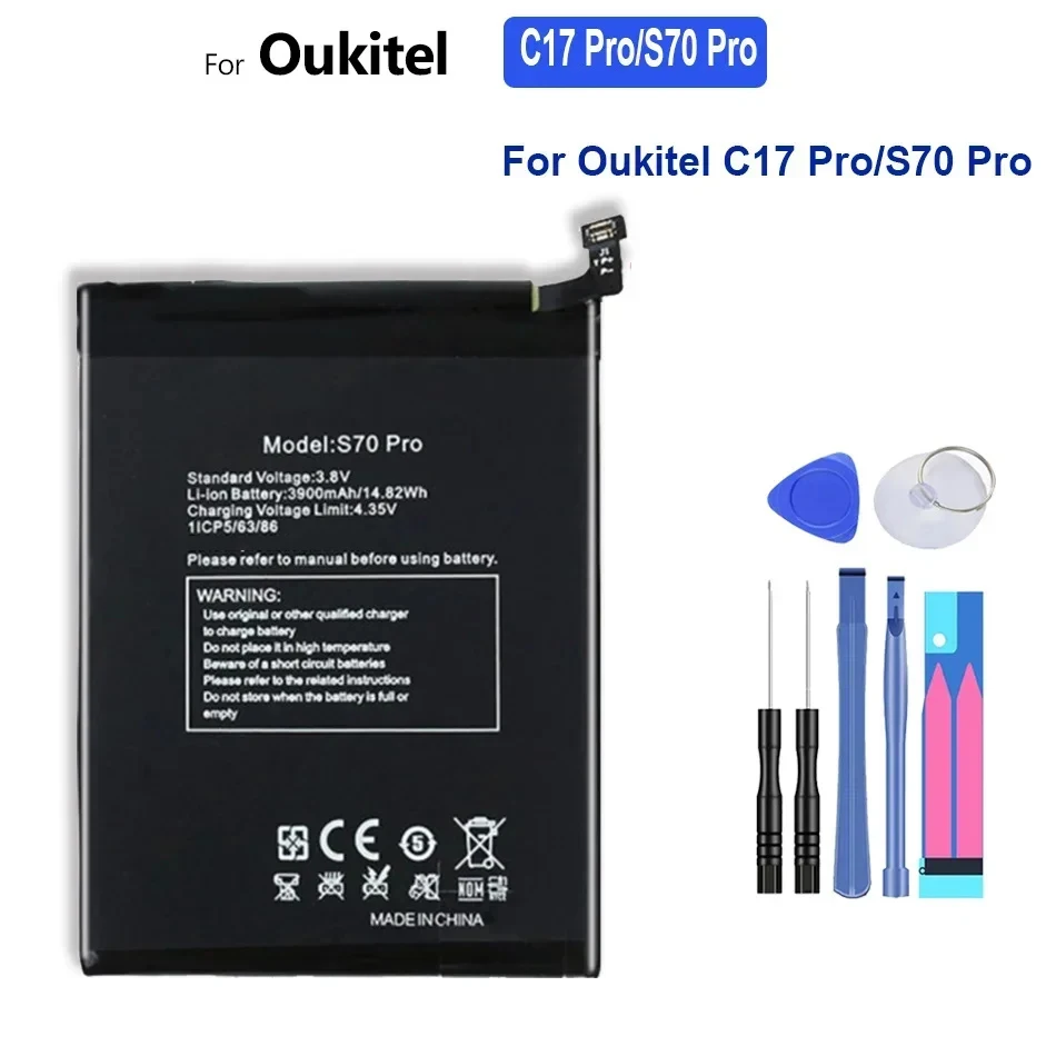 

Аккумулятор 3900 мАч для Oukitel C17 Pro S70 pro