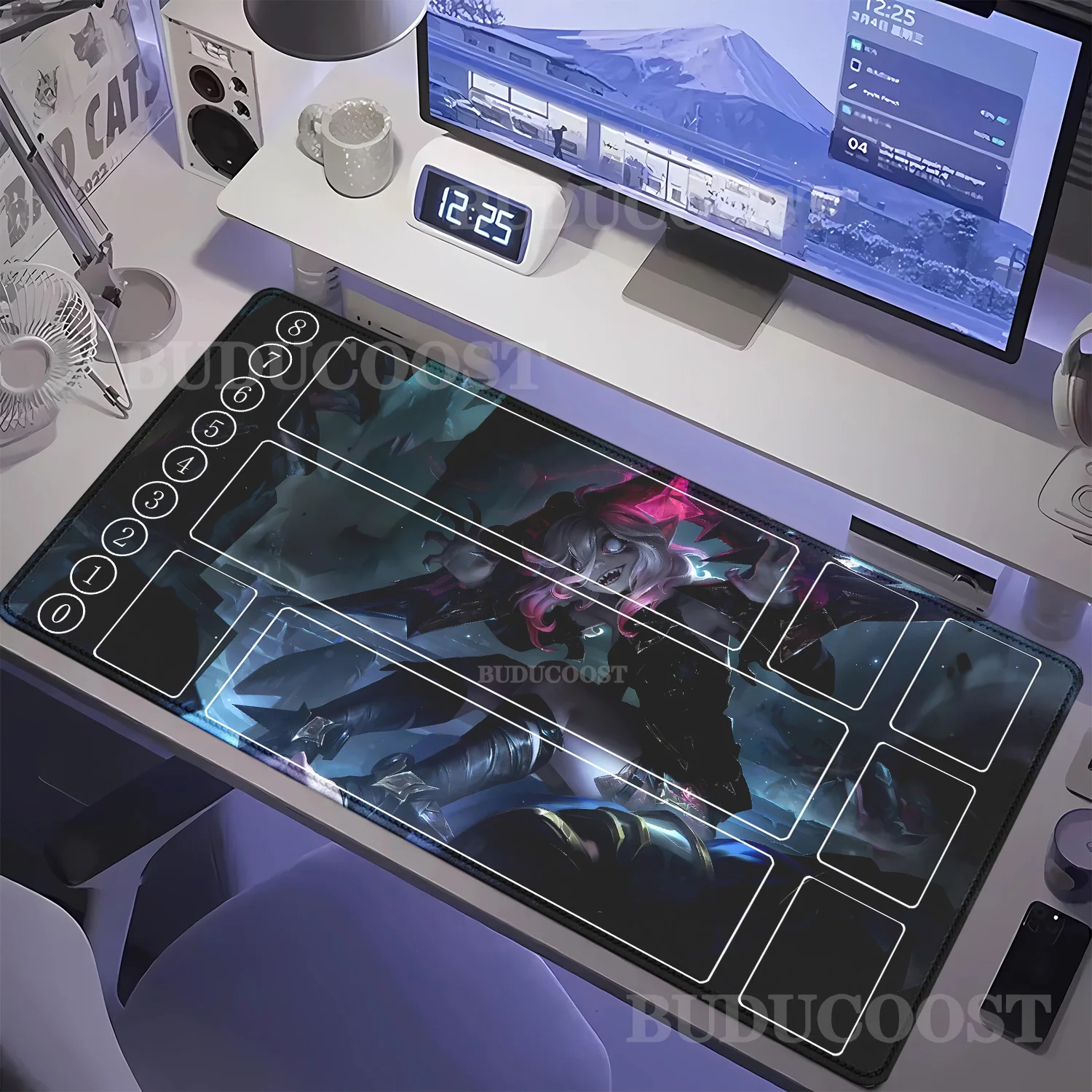 HD Printing playmat League of Mouse Pad Legends Riftbound Series TCG LOL Card 600x350mm office Stitched Edge Board Game Desk Mat - view 2