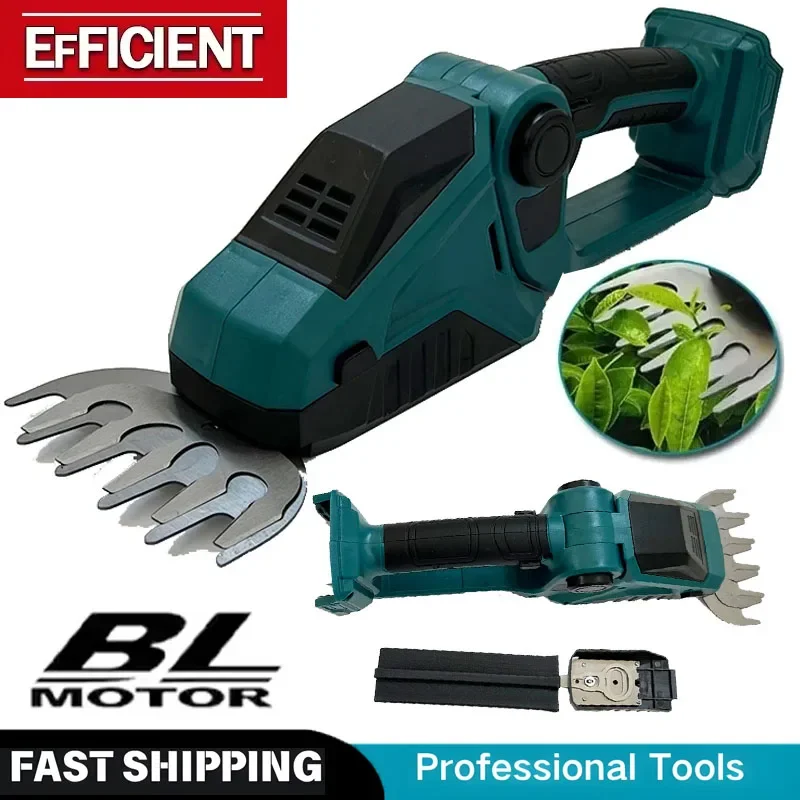 

Аккумуляторный кусторез 2-в-1 для Makita 18В: мини-ножницы для травы и кустарников, ручной электрический триммер для сада