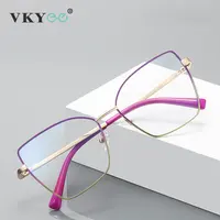 VICKY, nuevo diseño, gafas graduadas para mujer, gafas de lectura con marco de mariposa, gafas graduadas personalizadas, contorno facial 3086