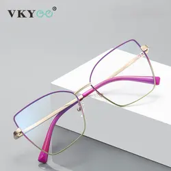 VICKY New Design Prescription Glasses Women Reading Glasses Butterfly Frame Customized Prescription Eyewear Face Contouring 3086