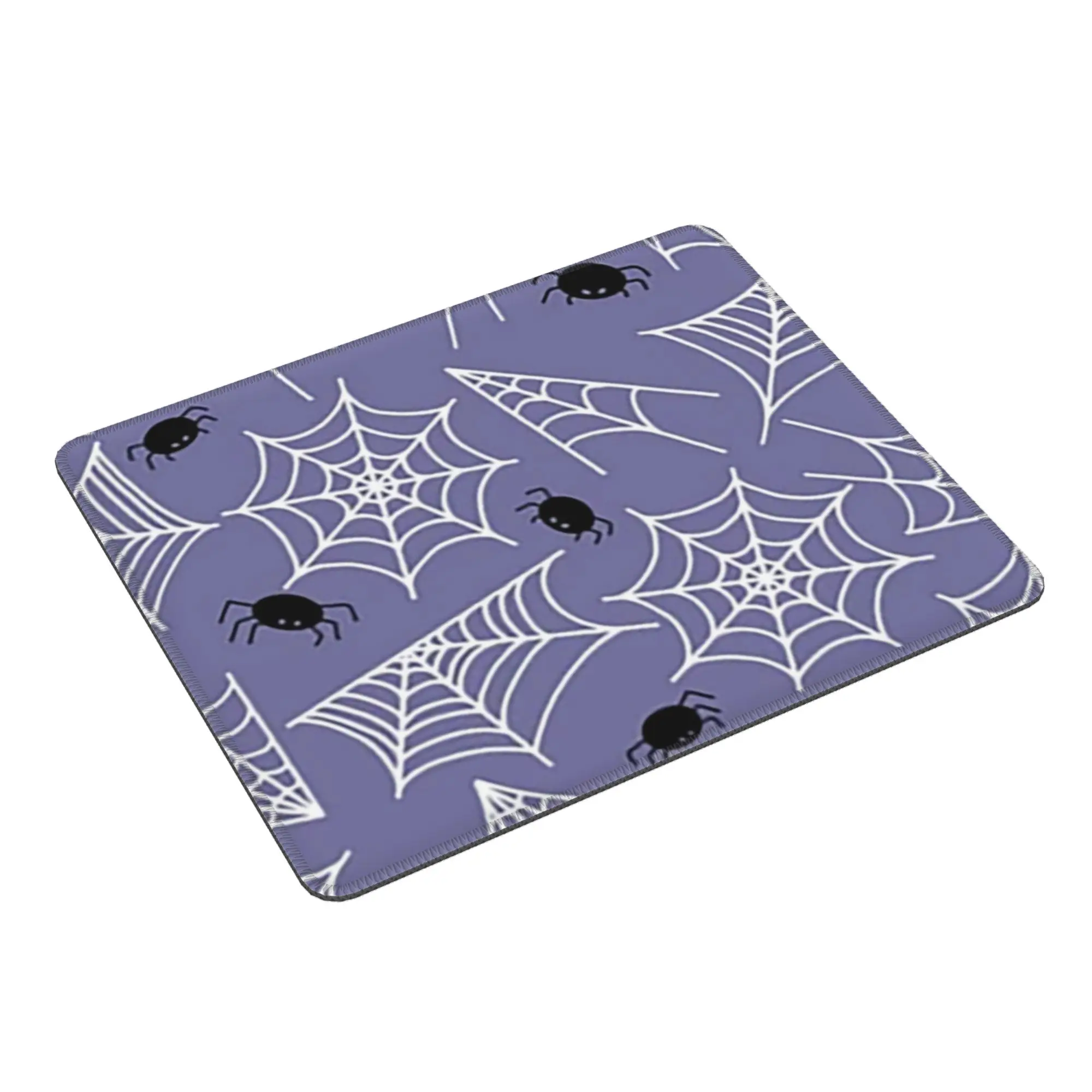Halloween Black Cat Spider Gothic Witch Mouse Pad Computer Keyboard Mouse Mat PC Laptop Desk Mat Office Accessories Table Mats