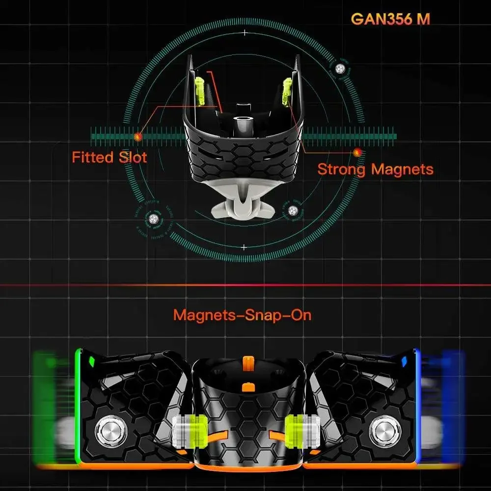 [gan Harmadik hatvány series] 356RS 356M UV 11m Duett EDU RS XS Stopper 12m Mágneses i3x3 icarry mg3 12UI smare Gépember Harmadik hatvány Puzzle Gyermek-