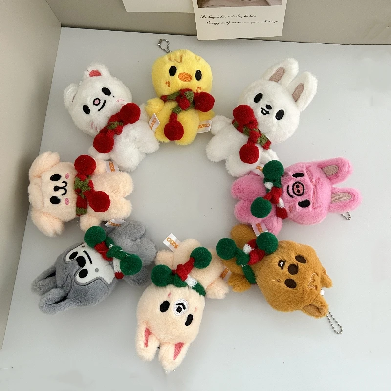 20cm SKZOO plush toy keychain cute Stray Kids keychain backpack pendant fan STAY toy pendant room decoration children's gift