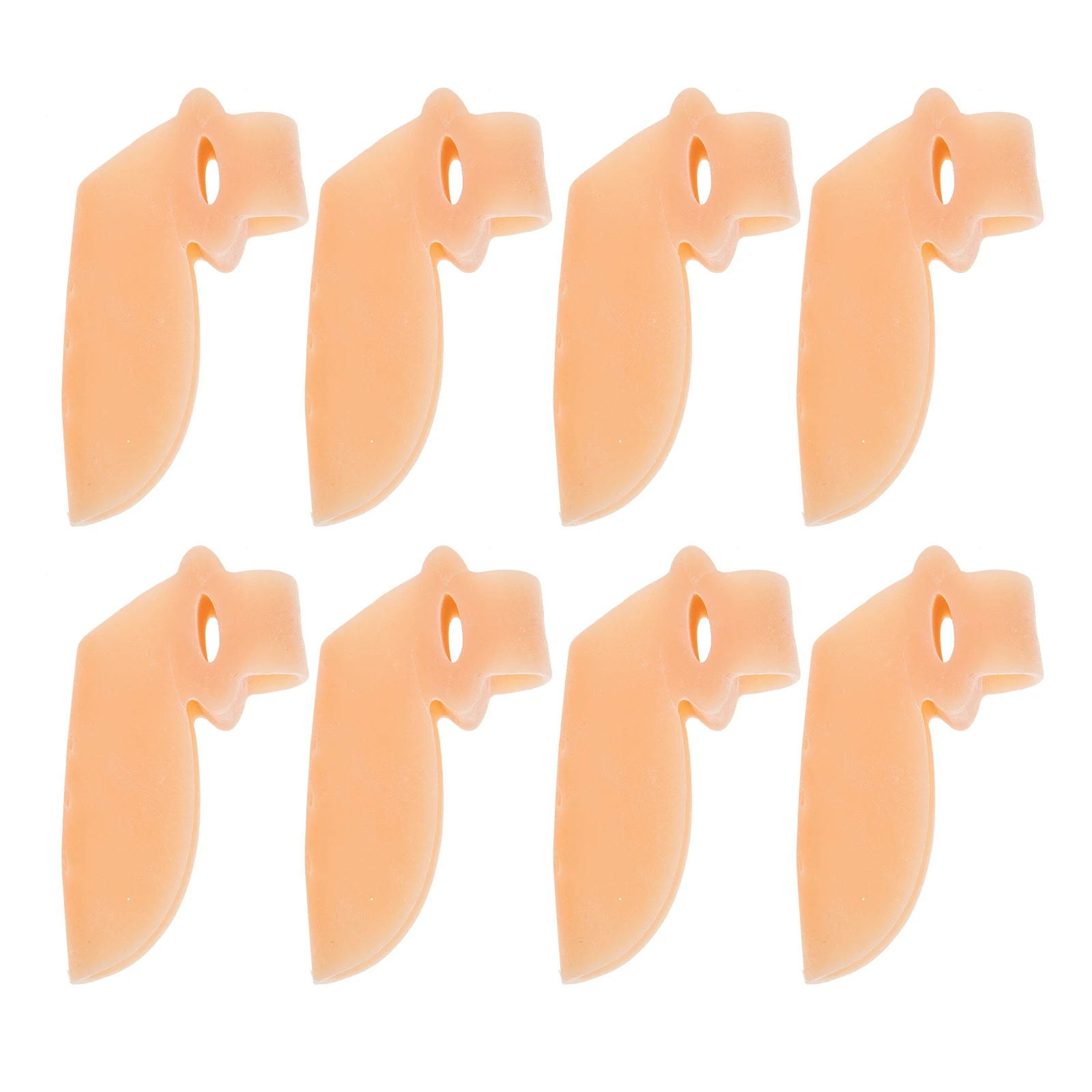 

4 Pairs Toe Separator Correction Silica Gel Spacer Finger Fat Corrector Big Spreaders for Bunions Divider Correctors Isolator