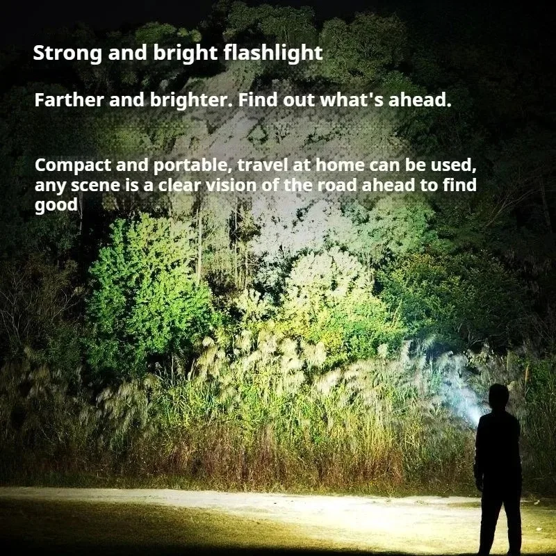 Smiling Shark Zoomable USB Rechargeable LED Flashlight Waterproof Ultra Bright Portable Pocket Torch SD-5373A