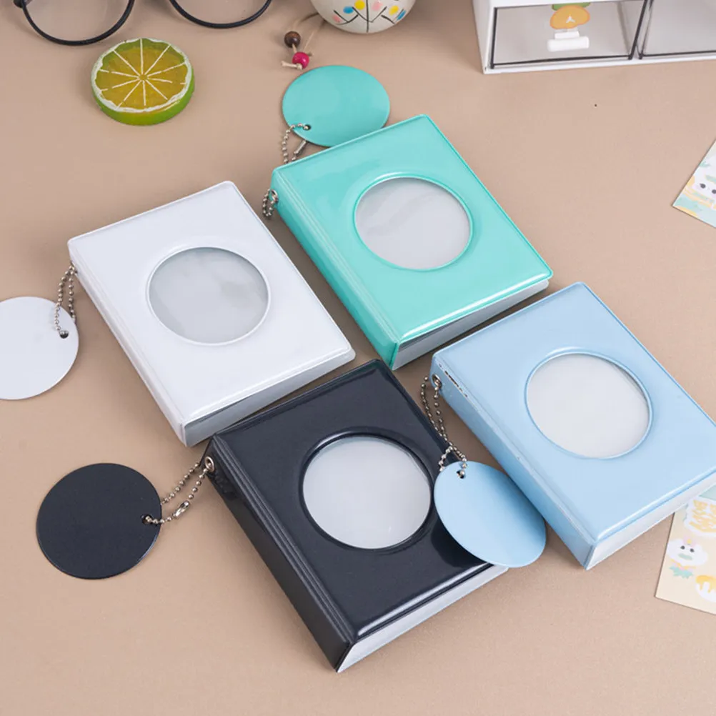 2Pcs Mini Photo Album Reliable Material Photocard Holder Collector Organizer for Cards Photos Wedding Celebration