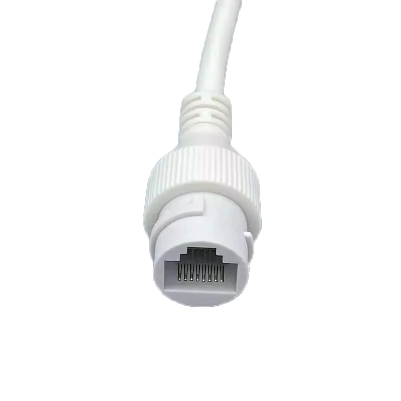 RJ45 Female Socket Network Camera Waterproof Pigtail Terminal Block 8core 1.25 Single-end Network Port Cable Tp12v Poe Connector - Image 5