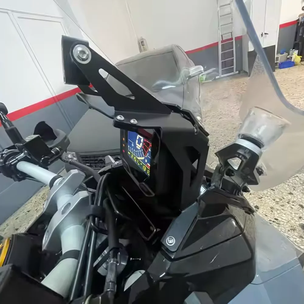 ل SYM ADXTG 400 ADX TG 400 ADXTG400 ADX TG400 دراجة نارية الملحقات حامل هاتف المحمول حامل لتحديد المواقع والملاحة قوس الدعم #2