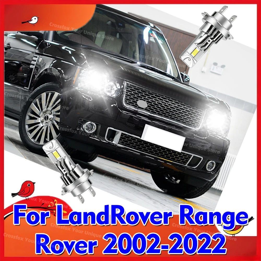 

2x светодиодные фары H7 30000LM 6000K для Land Rover Range Rover 2002-2022 2006 2007 2008 2009 2010 2011 2012 2013 2014 2015