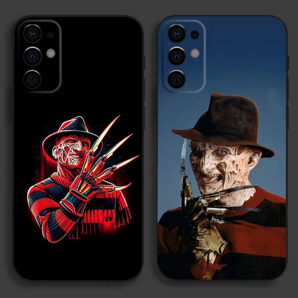 F-Freddy Horror K-Krueger Phone Case For Samsung S24,S21,S22,S23,S30,Ultra,S20,Plus,Fe,Lite,Note,10,9,5G Black Soft Cover