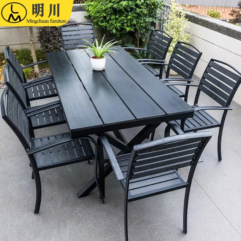 

Столы и стулья на открытом воздухе, вилла во дворе, садовая терраса, балкон, отдых на свежем воздухе, чайный столик, пластик из алюминиевого сплава