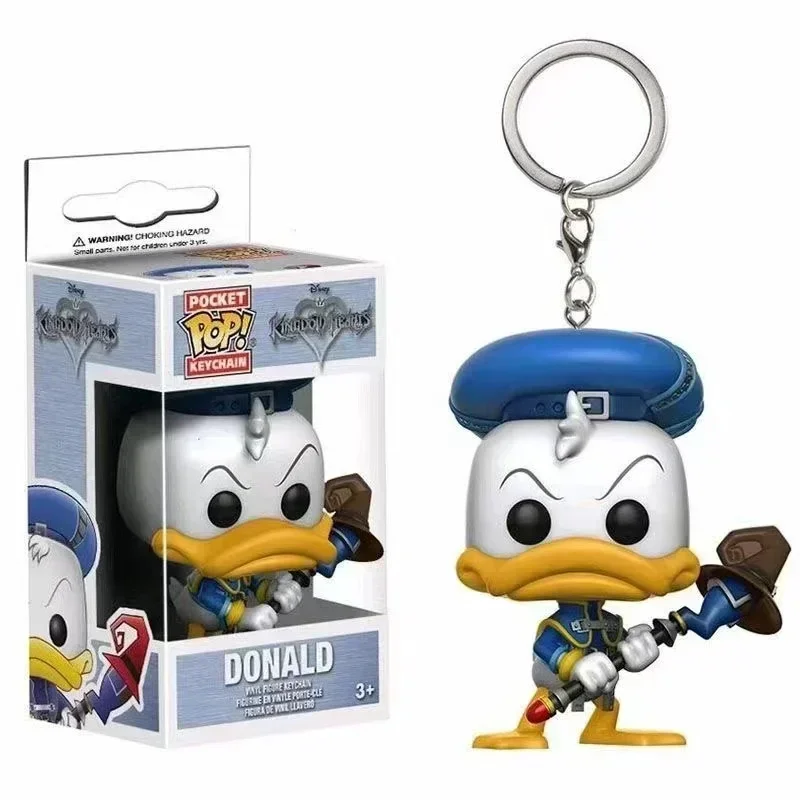 الحد الأدنى من سعر Funko POP Belle Coco Miguel Donald Turtles Freddy Boss Baby Snoopy W John Cena Joker Mayor Webby Keychain لعبة أطفال