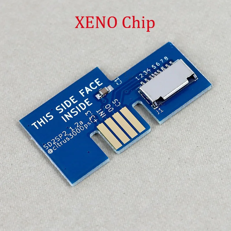 1 قطعة ل NGC SD2SP2 برو محول قارئ بطاقات SD مع التمهيد القرص DVD صغير و Xeno GC رقاقة استبدال جزء متوافق #4