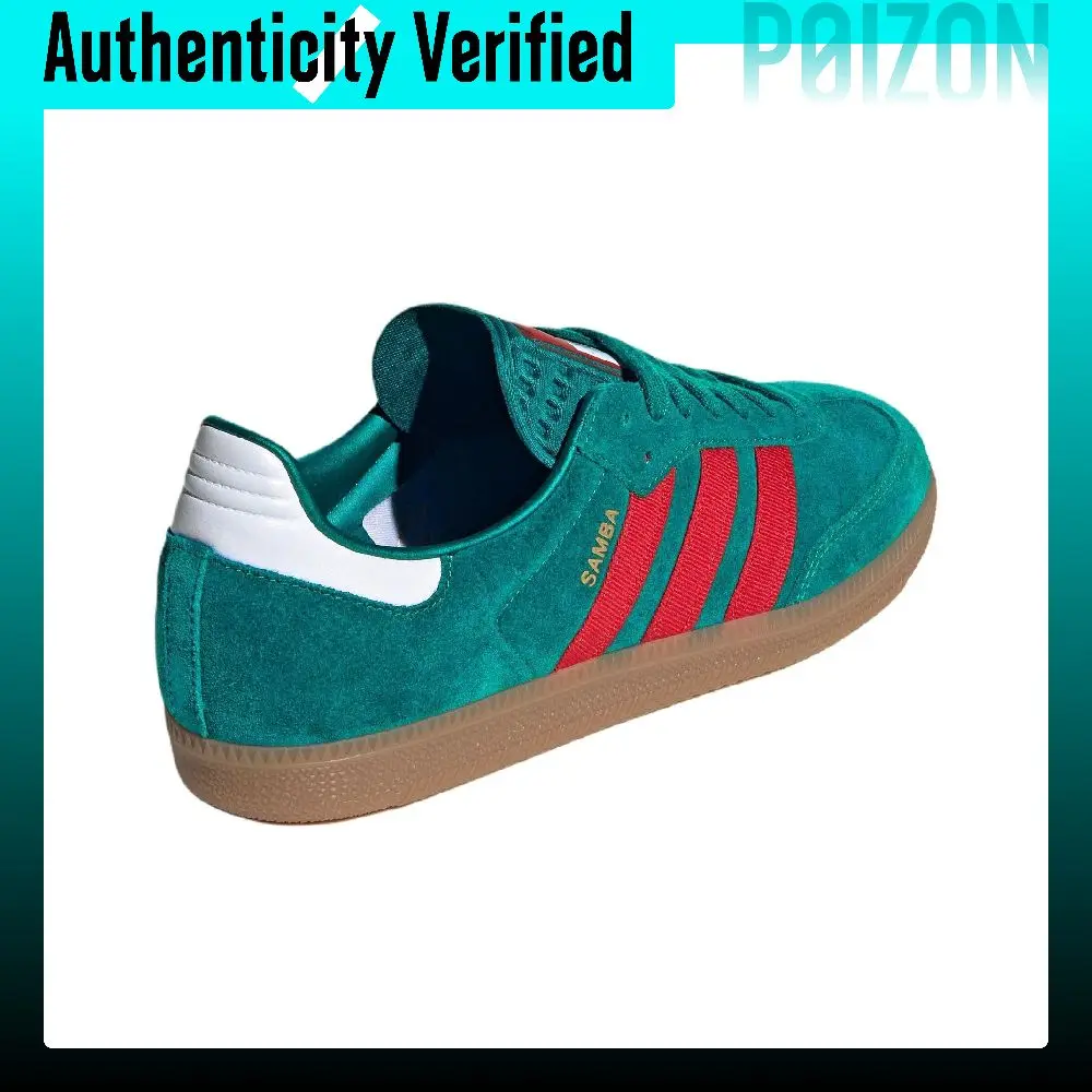 Adidas Originals x FIFA World Cup 2026 SAMBA OG Skateboard Shoes Unisex Dark Green IH6829