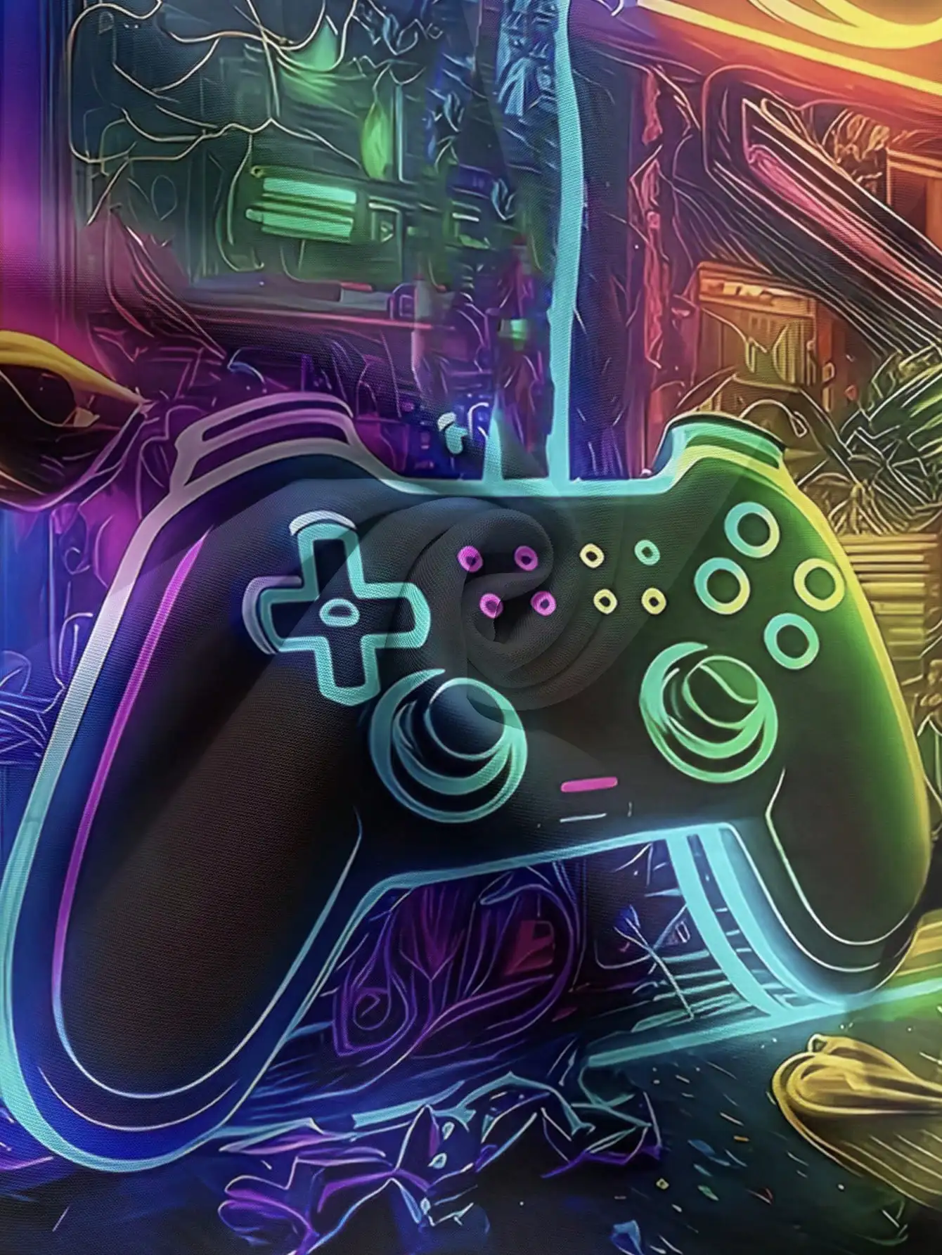 เสื้อฮู้ดดี้ลายคอนโทรลเลอร์เกม 3 มิติ สำหรับผู้ชาย สไตล์ไซเบอร์พังก์ สตรีทแวร์ เสื้อแขนยาวลำลองสำหรับฤดูใบไม้ร่วง