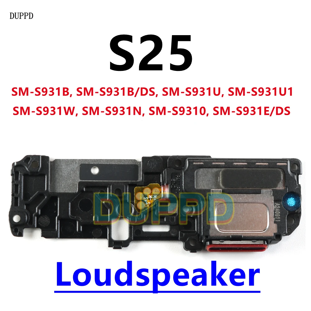 Immagine 5: Altoparlante Auricolare Superiore e Altoparlante Inferiore per Samsung S25 SM-S931B S931U S931N S931 - Ricambio per Speakerphone e Buzzer