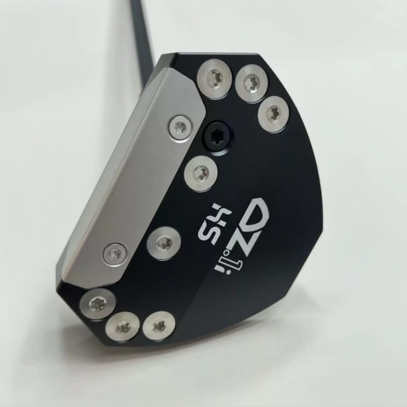 DZ.1i HS قضيب وضع الجولف المتوازن بدون عزم دوران مطلي بالكهرباء وعمود فولاذي أسود لنادي الجولف مع غطاء علوي