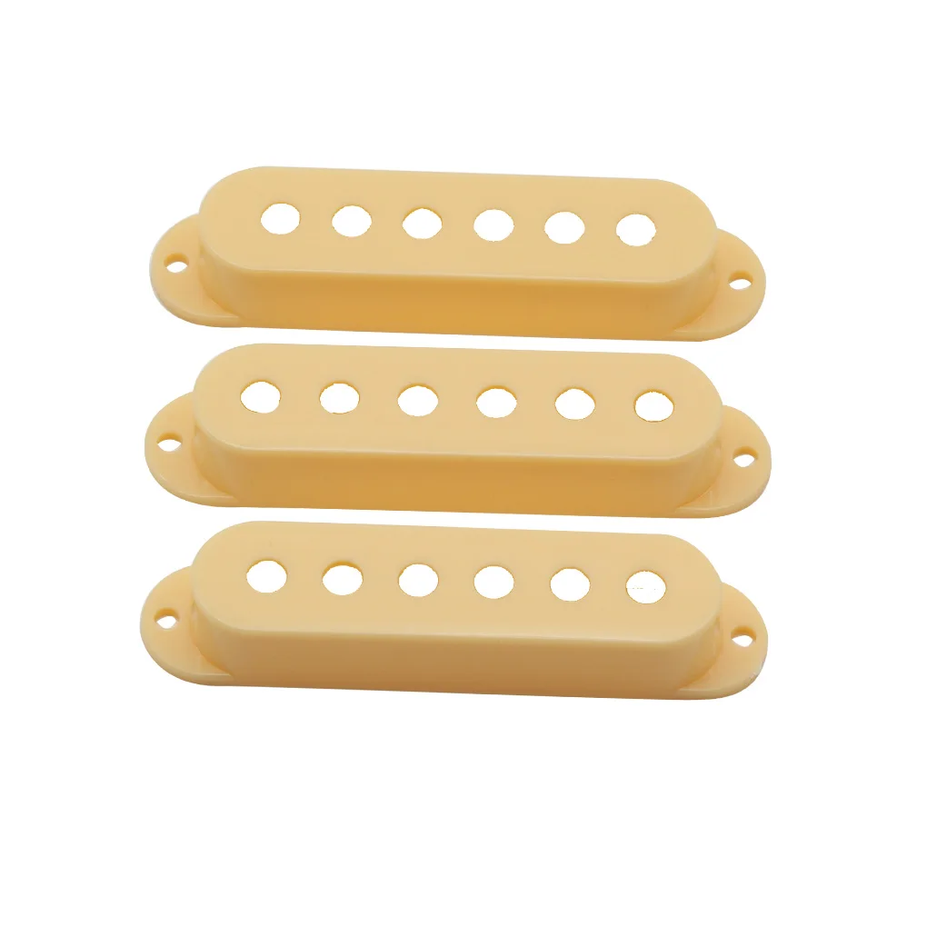 Fleor 3 stücke kunststoff st gitarre single coil abdeckungen für e-gitarren teile – Detail 10