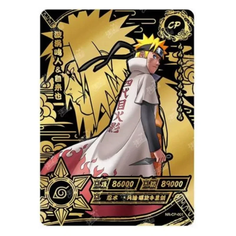 KAYOU-Juego de cartas auténticas de Naruto, cartas de colección de Anime Whirlpool, Orochimaru, Obito, Black Golds, CP, todo el capítulo