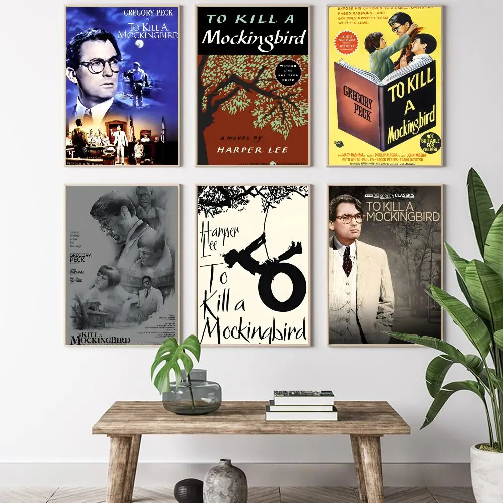 To Kill a Mockingbird Painting Calligraphy HD Canvas Poster living room bedroom bar aesthetic decoration