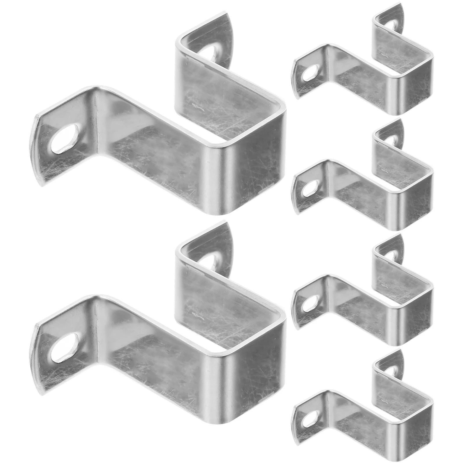 

Door Closing Rod Bracket U-tube Clamp Shaped Pipe Strap Adjustable Clips Brackets for Mounting