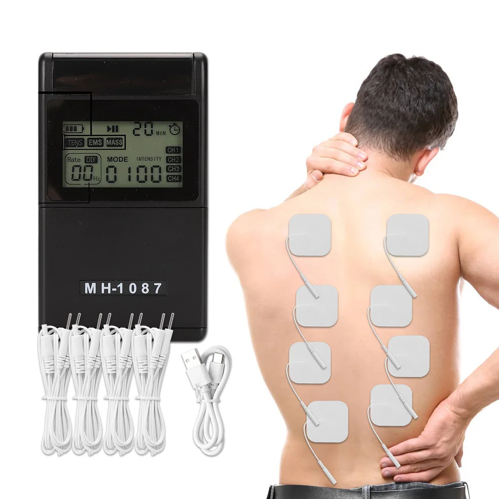 Electric Muscle Therapy Stimulator High-Frequency Interferential Physiotherapy Device IFT RUSS TENS EMS Adjustable Body Massage