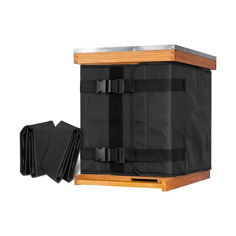 

【RECOMENDAR】Waterproof,Windproof 2Pcs Winter Bee Hive Wrap For 10 And 8 Frame Beehives 600D Oxford Cloth Adjustable