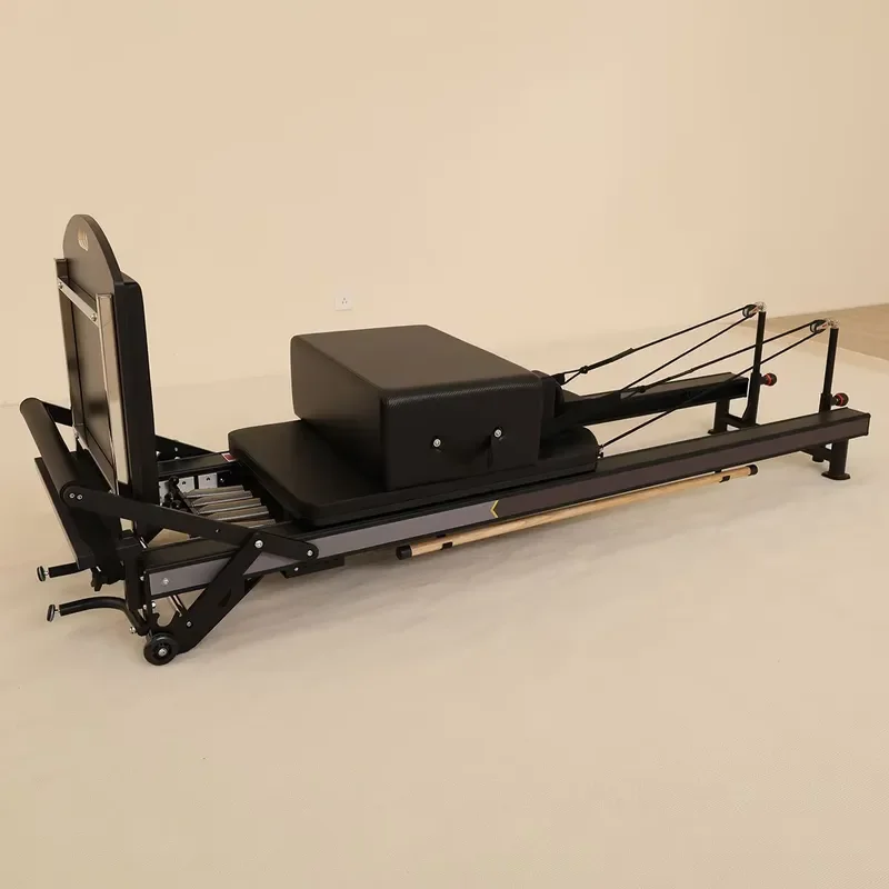for Silent Solid Construction Aluminum Alloy Pilates Reformer for Post-partum Recovery