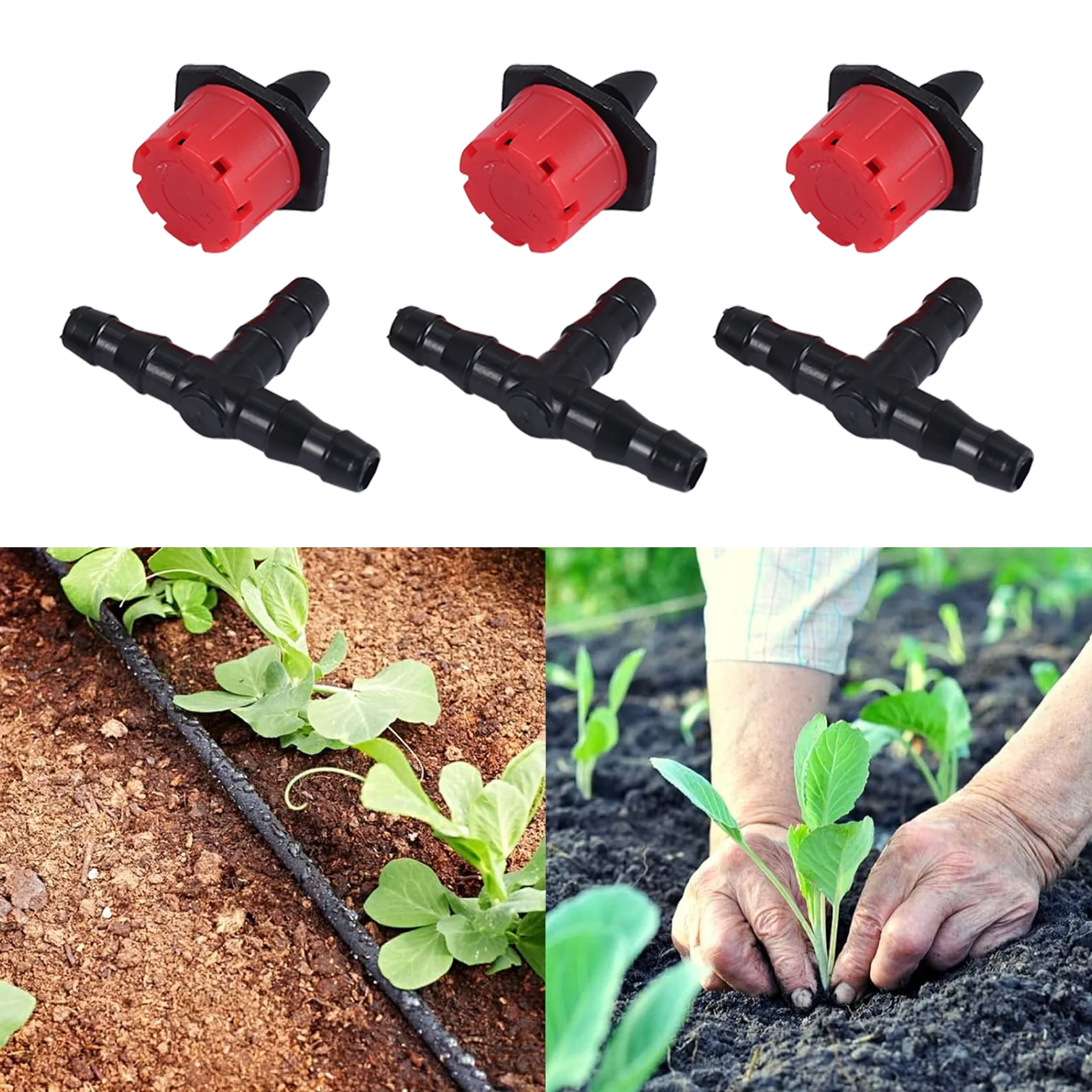 PORK-200 Adjustable Irrigation Drippers With Drip Irrigation Kit For Garden Watering Fitting