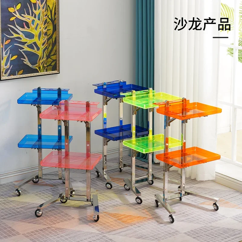 

Utility Cart Salon Trolley Manicure Wheels Cosmetic Tattoo Salon Trolley Designer Tool Salon Karretje Beauty Furniture