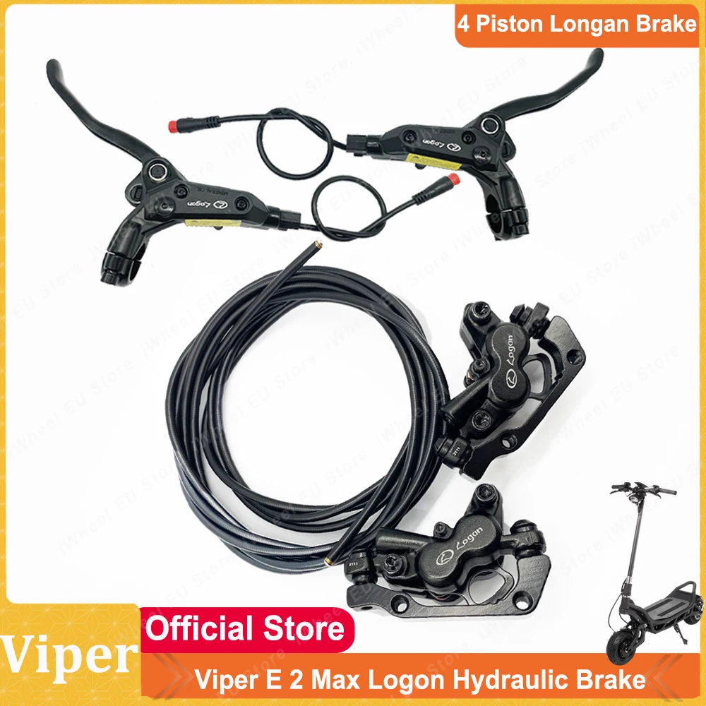 Official Viper E 2 Max Logan 4 Piston Hydraulic Brake Logan Brake Lever and Logan Hydraulic Caliper for 11inch Viper E 2 Max