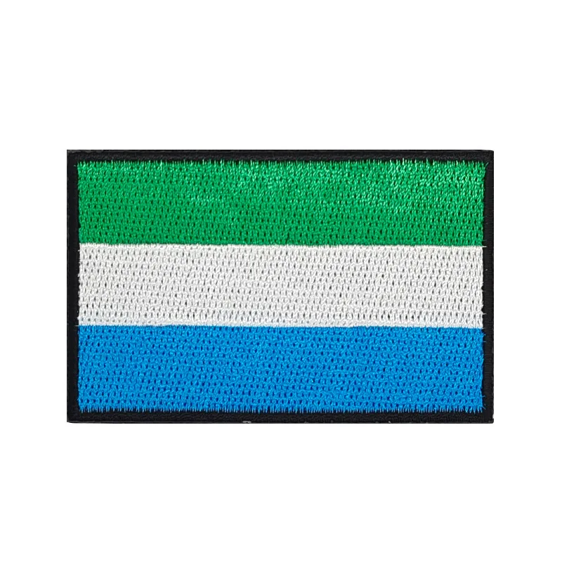 Africa Egypt Kenya Algeria Sierra Leone Nigeria Tunisia Morocco Sudan Malta Ghana Liberia Niger Congo Flag Embroidery Patches