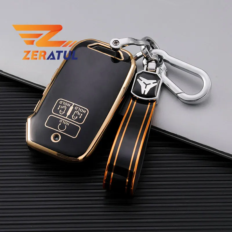 Funda de TPU con 7 botones para llave de coche, carcasa remota, llavero para Kia Carnival 2021 2022, Carnival KA4 EX SX LX Fiesta 2023