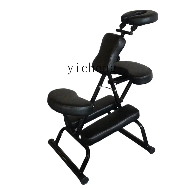 TQH Multifunctional Folding Tattoo Chair Tattoo Bed Full Back Tattoo Chair Portable Scraping Acupuncture Chair