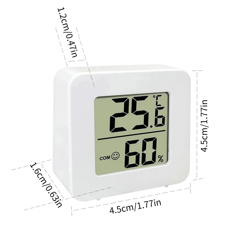 Digital Indoor Room Thermometer LCD Intelligent Hygrometer High-Precision Sensor Humidity Meter Car Interior Temperature Monitor