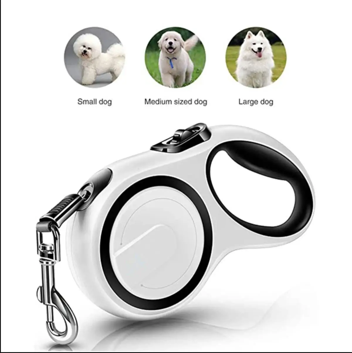 3/5/8M Durable Nylon Retractable Dog Leash Leads Automatic Extending Leash For Small Medium Large Dogs Puppy Walking Leash Rope