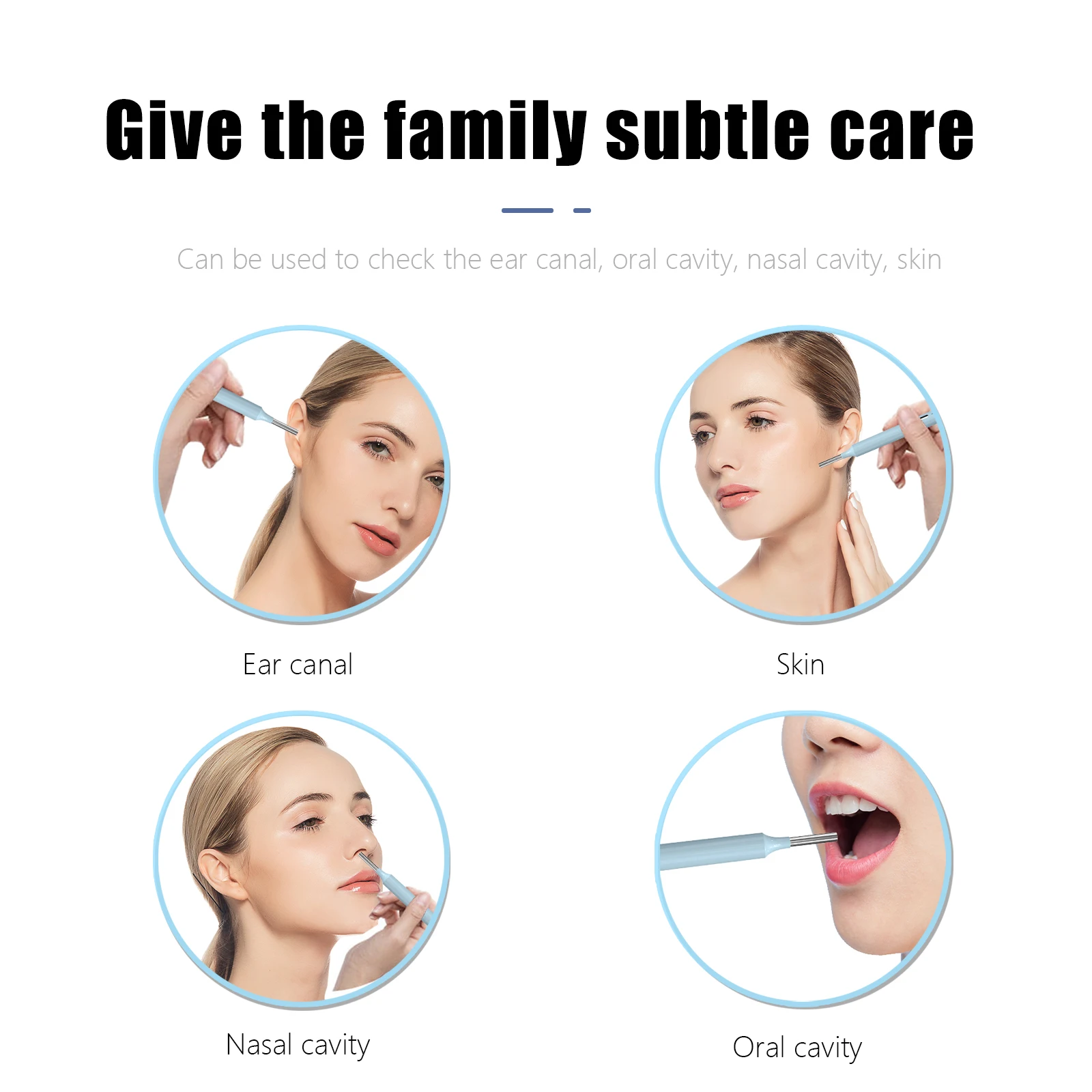 VITCOCO 4.3mm Wireless Smart Visual Ear Cleaner Otoscope Ear Cleaner Wax Removal Tool Ear Cleaning for iPhone iPad Android