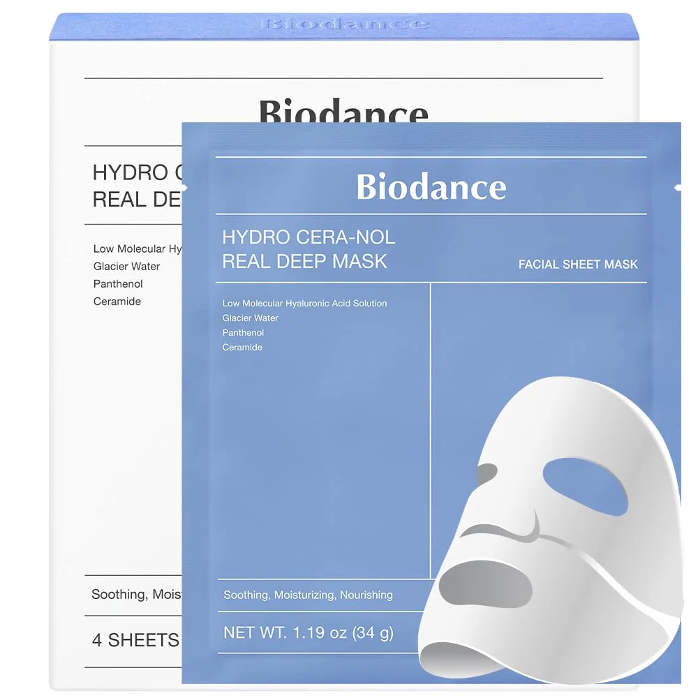 Penetrate Bio-Collagen Ceranol Real Deep Mask Hydrating Overnight Hydrogel Mask Soothing Moisturizing Nourishing Pore Minimizing