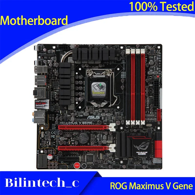 FOR ASUS ROG Maximus V Gene Motherboard Support 3770K M5G DDR3 32GB 1155PIN Z77