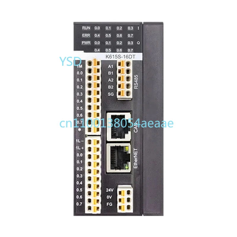 

PLC Controller Compatible with K6S Series – 200KHZ High-Speed I/O, K615S-16DT 8DI 8DO CPU Module with Ethernet