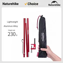 Naturehike Biwakowy piknik lampka przenośna podróżny składany obóz mały lekki słupek ze stopu Aluminium lekki statyw 230G